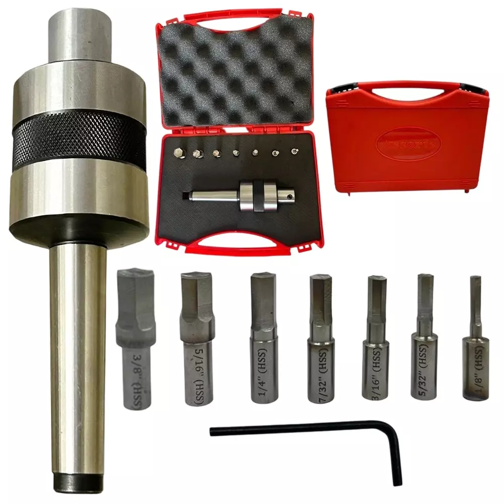 Assorts Live Revolving Center Hex Shank Spiral MT2 44 mm Dia 150 mm OL