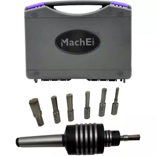 MachEl MT2 Live Revolving Center with HSS Hex Rotary Broach