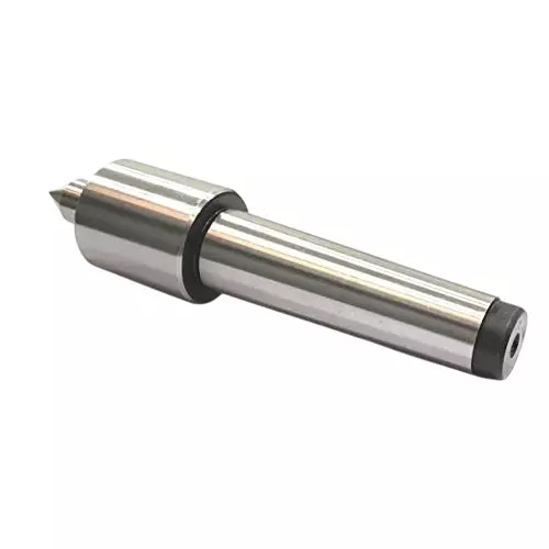 A.D INTERNATIONAL Small Slim Body Revolving Live Centre with MT2 Shank, 1500-1800 RPM Under 10 Microns Runout Accuracy for Conventional Lathe Machines, NH-8MPP-5BY2