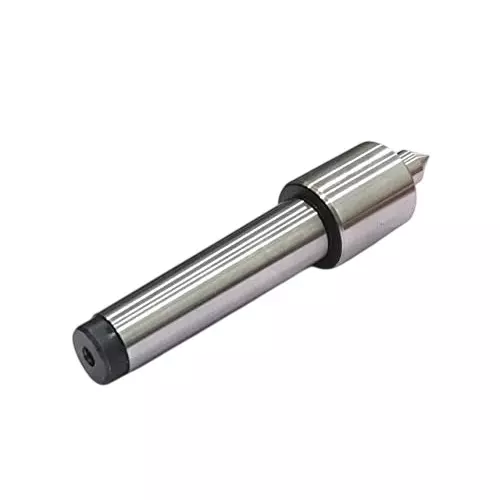 A.D INTERNATIONAL Small Slim Body Revolving Live Centre with MT2 Shank, 1500-1800 RPM Under 10 Microns Runout Accuracy for Conventional Lathe Machines, NH-8MPP-5BY2