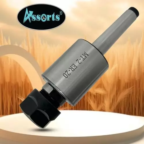 Assorts Precision ER Collet Revolving Live Center Set Tool Steel ER20 Collet Adaptor 2MT