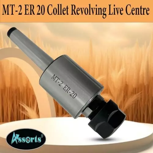 Assorts Precision ER Collet Revolving Live Center Set Tool Steel ER20 Collet Adaptor 2MT