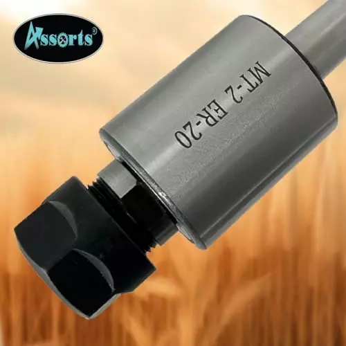 Assorts Precision ER Collet Revolving Live Center Set Tool Steel ER20 Collet Adaptor 2MT