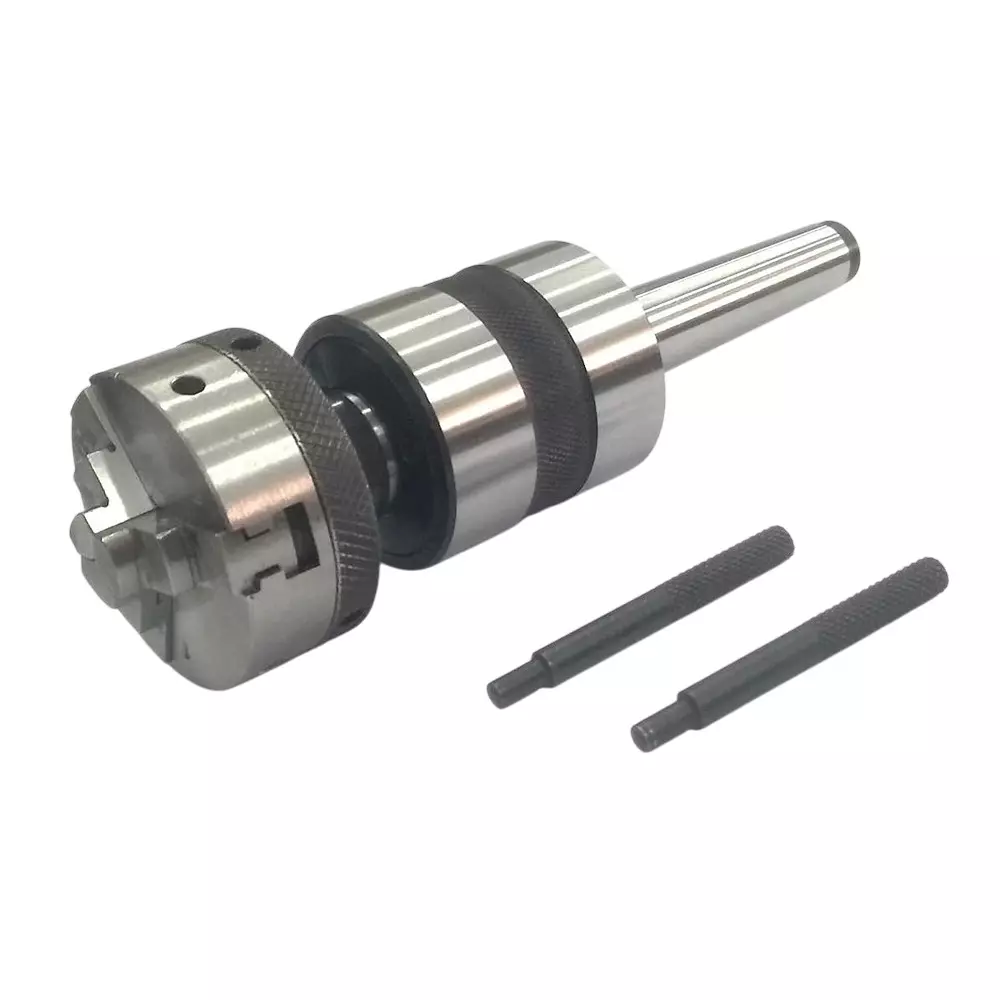 Assorts Precision Triple Bearing Revolving Center Tool Steel,Alloy Steel & Iron M14x1 Thread 3MT Shank 50 mm 3 Jaw