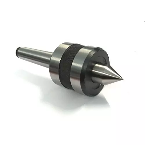 Assorts Triple Bearing Live Revolving Center Tool Steel 2MT Shank 6.35 mm Dia 2000 RPM