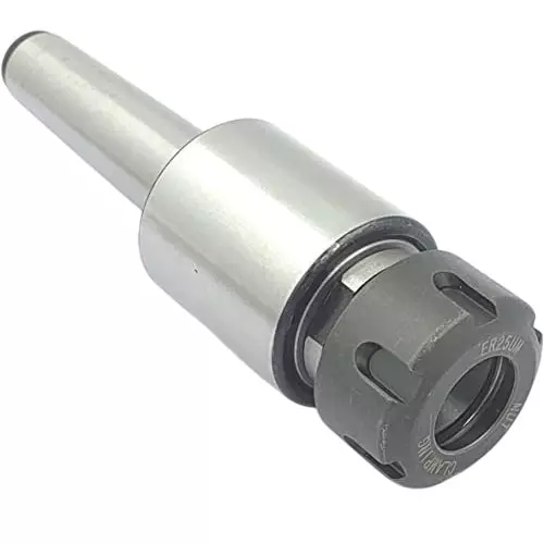 A.D INTERNATIONAL ER Collet Revolving Live Center with ER16 Collet Head, MT3 Shank and 145 mm OAL for Conventional Lathe Machines, CU-N6VV-DMQI