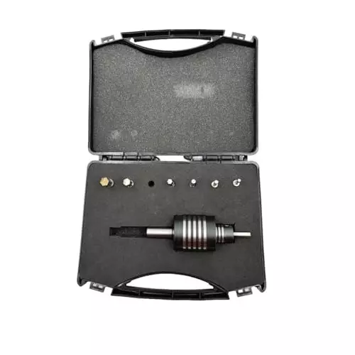 MachEl Straight Shank Live Revolving Center with HSS Hex Rotary Broach