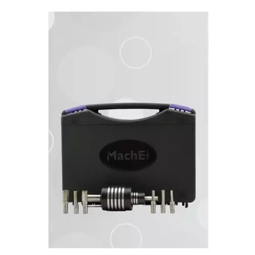 MachEl Straight Shank Live Revolving Center with HSS Hex Rotary Broach