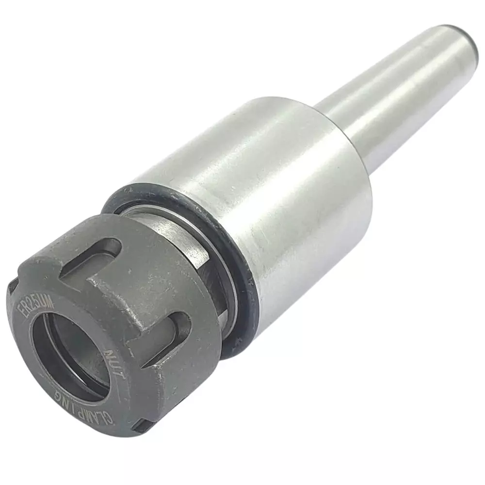 A.D INTERNATIONAL ER Collet Revolving Live Center with ER16 Collet Head, MT2 Shank and 145 mm OAL for Conventional Lathe Machines, ED-LIQ4-YRIL