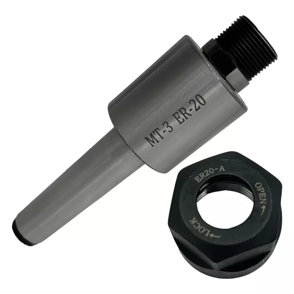 Assorts Precision ER Collet Revolving Live Center Set Tool Steel ER20 Collet Adaptor 3MT