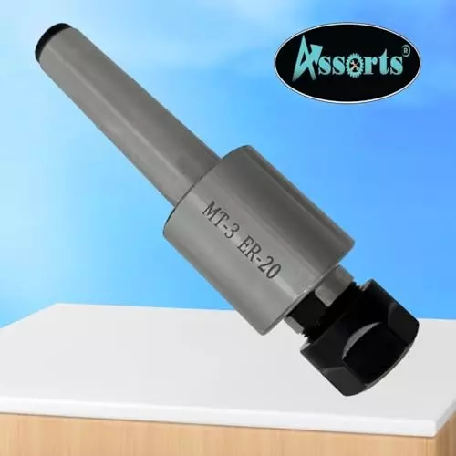 Assorts Precision ER Collet Revolving Live Center Set Tool Steel ER20 Collet Adaptor 3MT