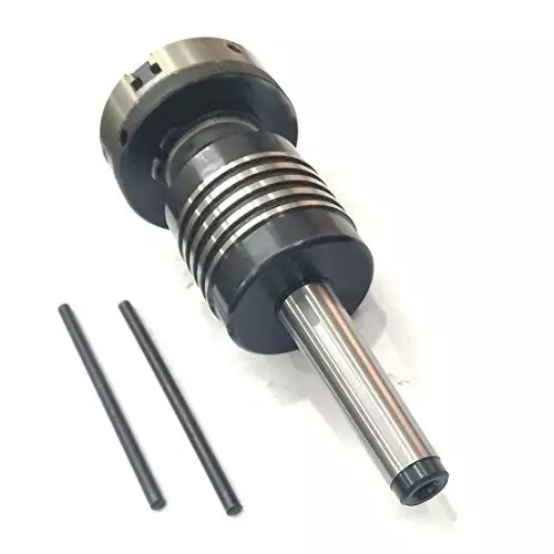 Assorts High Precision Revolving Live Center Cast Iron, & Steel 2MT Shank Self Centering Chuck 65 mm Shank Size 3 Jaw