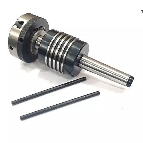 Assorts High Precision Revolving Live Center Cast Iron, & Steel 2MT Shank Self Centering Chuck 65 mm Shank Size 3 Jaw