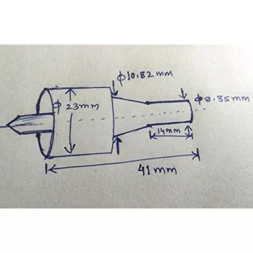 Assorts Live Revolving Centre 23 mm Body Dia 60 mmm length for Peatol & Pultra Lathes