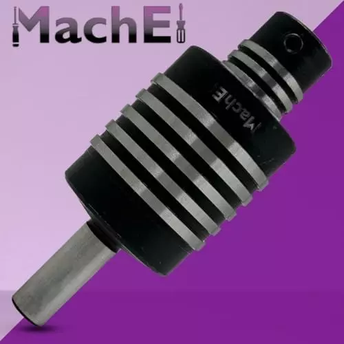 MachEl Straight Shank Live Revolving Center with HSS Square Rotary Broach