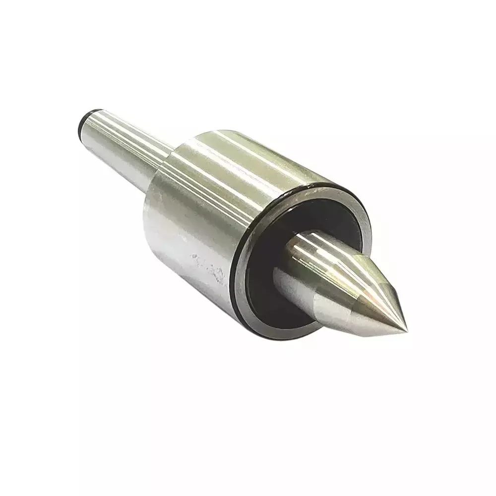 Buyohlic International Double Bearing Lathe Pipe Cum Revolving Centre with MT3 Shank for Metalworking Under 5 Microns Runout Accuracy, 7V-RGEH-CIZF