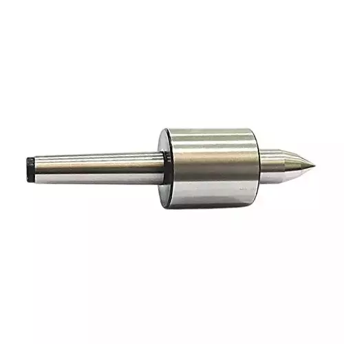 Buyohlic International Double Bearing Lathe Pipe Cum Revolving Centre with MT3 Shank for Metalworking Under 5 Microns Runout Accuracy, 7V-RGEH-CIZF