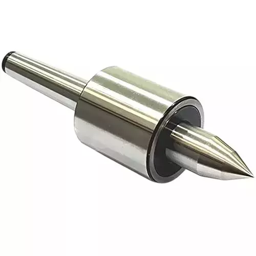 Buyohlic International Double Bearing Lathe Pipe Cum Revolving Centre with MT3 Shank for Metalworking Under 5 Microns Runout Accuracy, 7V-RGEH-CIZF