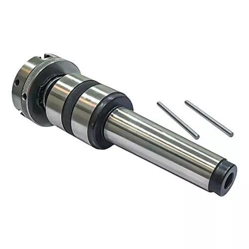 A.D INTERNATIONAL Live Revolving Center with 65 mm 3 Jaw Chuck MT4 Shank and M14 x 1 Thread Size for Lathe Turning, TM-59SL-W8UO