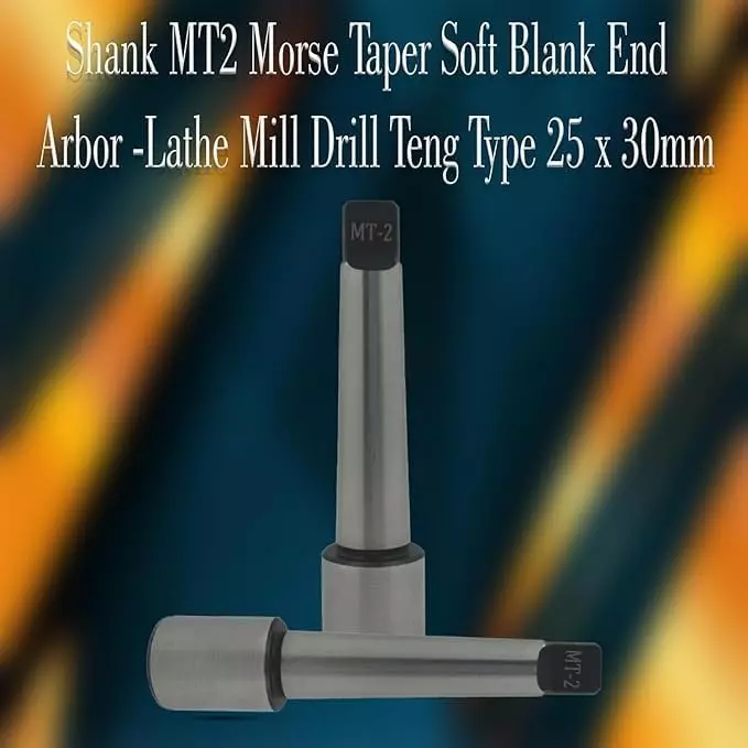 Assorts Re-Machinable Soft Stub Blank Arbor Tool Steel MT2 Shank Teng Style