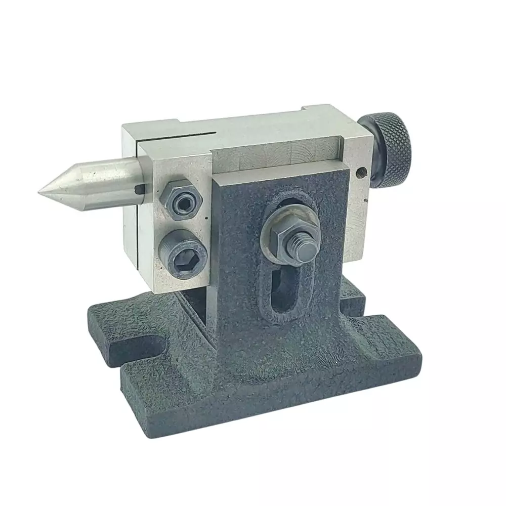 A.D INTERNATIONAL Small Lathe Tailstock for 3 inch (75 mm) and 4 inch (100 mm) Rotary Table, 07-O06D-LRC8