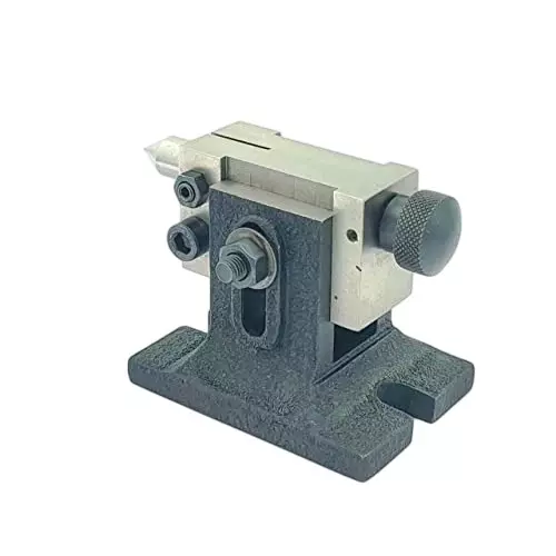 A.D INTERNATIONAL Small Lathe Tailstock for 3 inch (75 mm) and 4 inch (100 mm) Rotary Table, 07-O06D-LRC8