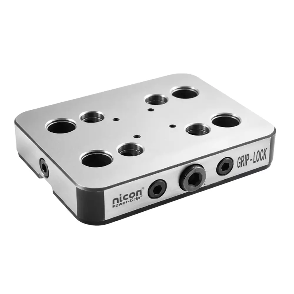 Nicon Grip Lock Zero Point Clamping Receiver Plate Steel Body 96x96 mm PCD and Size 192x156x27 mm, GL56