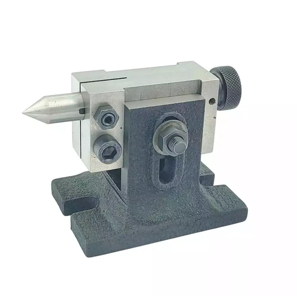 Buyohlic International Small Lathe Tailstock for 3 inch (75 mm) and 4 inch (100 mm) Rotary Table, 07-O06D-LRC8