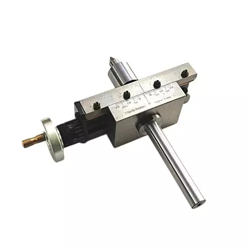 A.D INTERNATIONAL Taper Turning Attachment with 10 mm Precision Dead Straight Shank for off-Setting Lathe's Tailstock Metric, DF-32EO-DBEU