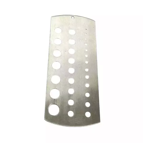 A.D INTERNATIONAL Drill Gauge Stainless Steel Imperial Standard for Measuring Drill Bits from 1/16 inch to 1/2 inch (1.5 mm to 12.7 mm) by 64ths, DW-ANW3-IQEC (Pack of 3)