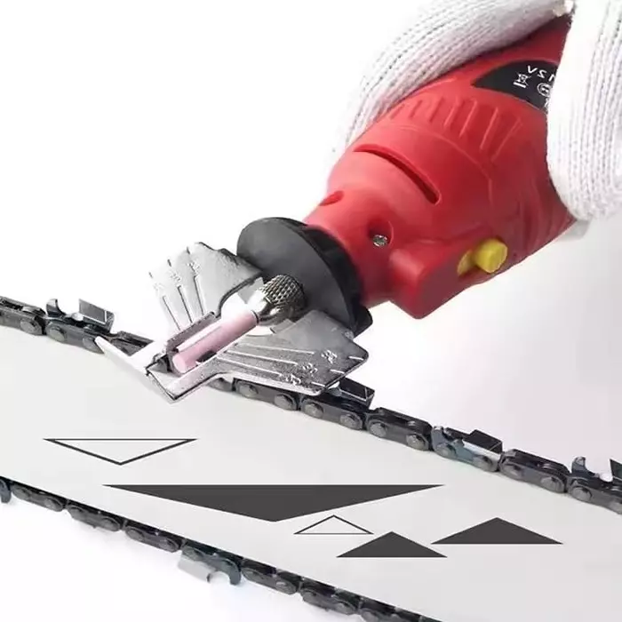 DY TOOLS Chainsaw Sharpening Attachment Kit High Speed Steel 70x50 mm with ABS Handle