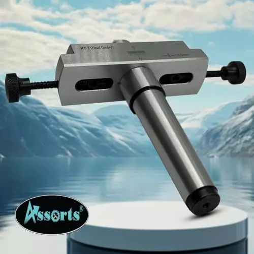 Assorts LATHE'S Tailstock Attachment Tool Steel & Alloy Steel Morse Taper 3MT for Metal-Turning In Taper Profile