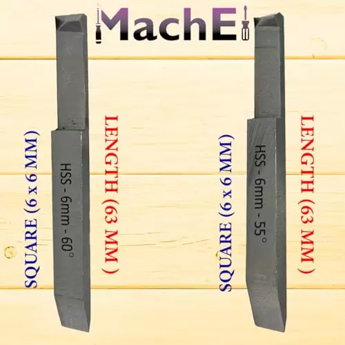 MachEl Double-End HSS Threading Tool Set 6x6 mm Shank (Pack of 2)