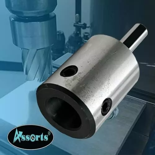 Assorts Annular Cutter Bit Alloy Steel Round Chuck Adapter Female Shank 6.35 mm (3/8 Inch) Thread 3 Jaw