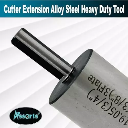 Assorts Annular Cutter Bit Alloy Steel Round Chuck Adapter Female Shank 6.35 mm (3/8 Inch) Thread 3 Jaw