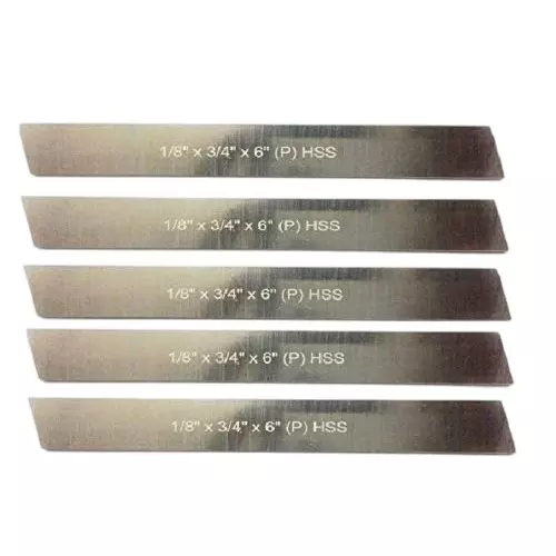 Assorts Trapezoid Blade High Speed Material for Lathe Parting Cut off & Tool Holders (Pack of 5)