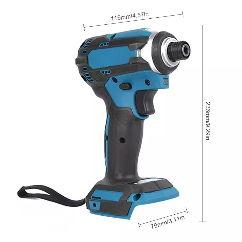 Jawsons 3-in-1 Cordless Electric Screwdriver – Rechargeable Drill, Impact Wrench & Screwdriver with LED Light & Forward/Reverse Rotation