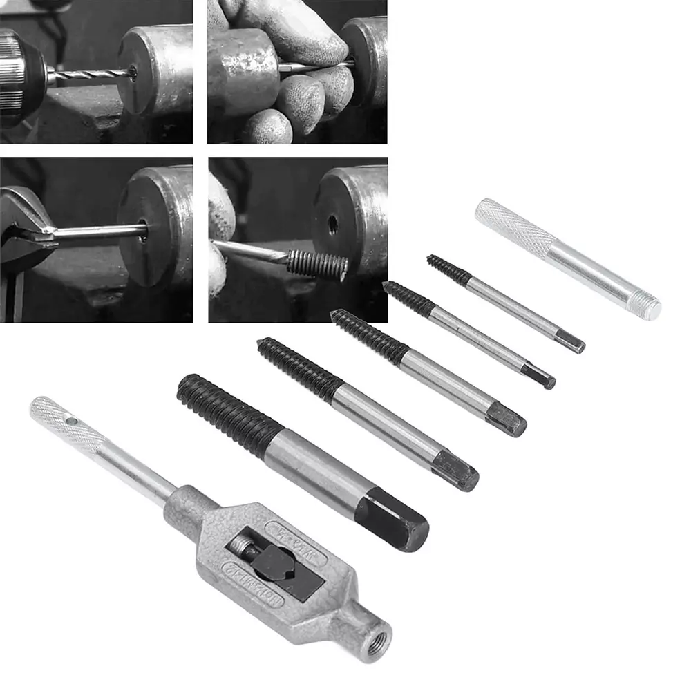 DY TOOLS Broken Screw Extractor Set Carbon Steel with M1-M12 Range Tap Twister & Orange/Transparent Storage Case