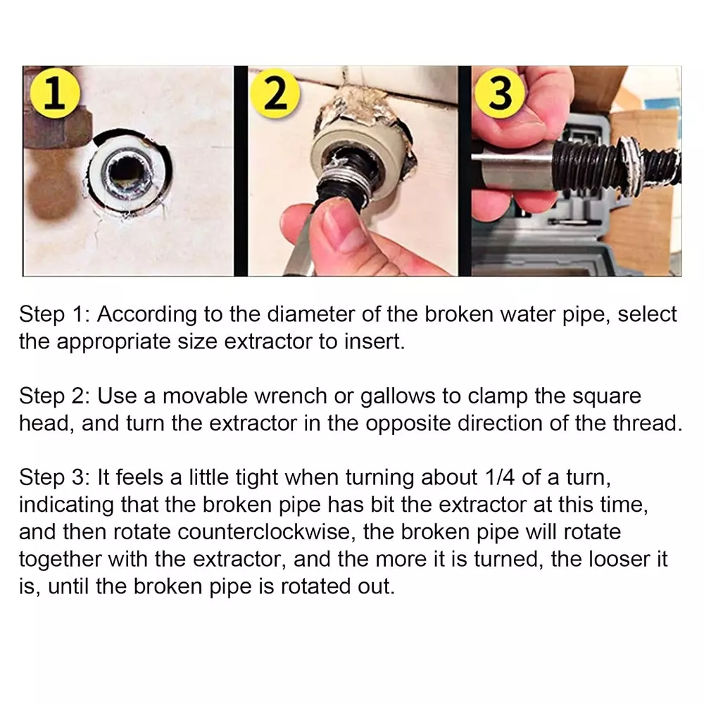 DY TOOLS Broken Screw Extractor Set Carbon Steel with M1-M12 Range Tap Twister & Orange/Transparent Storage Case