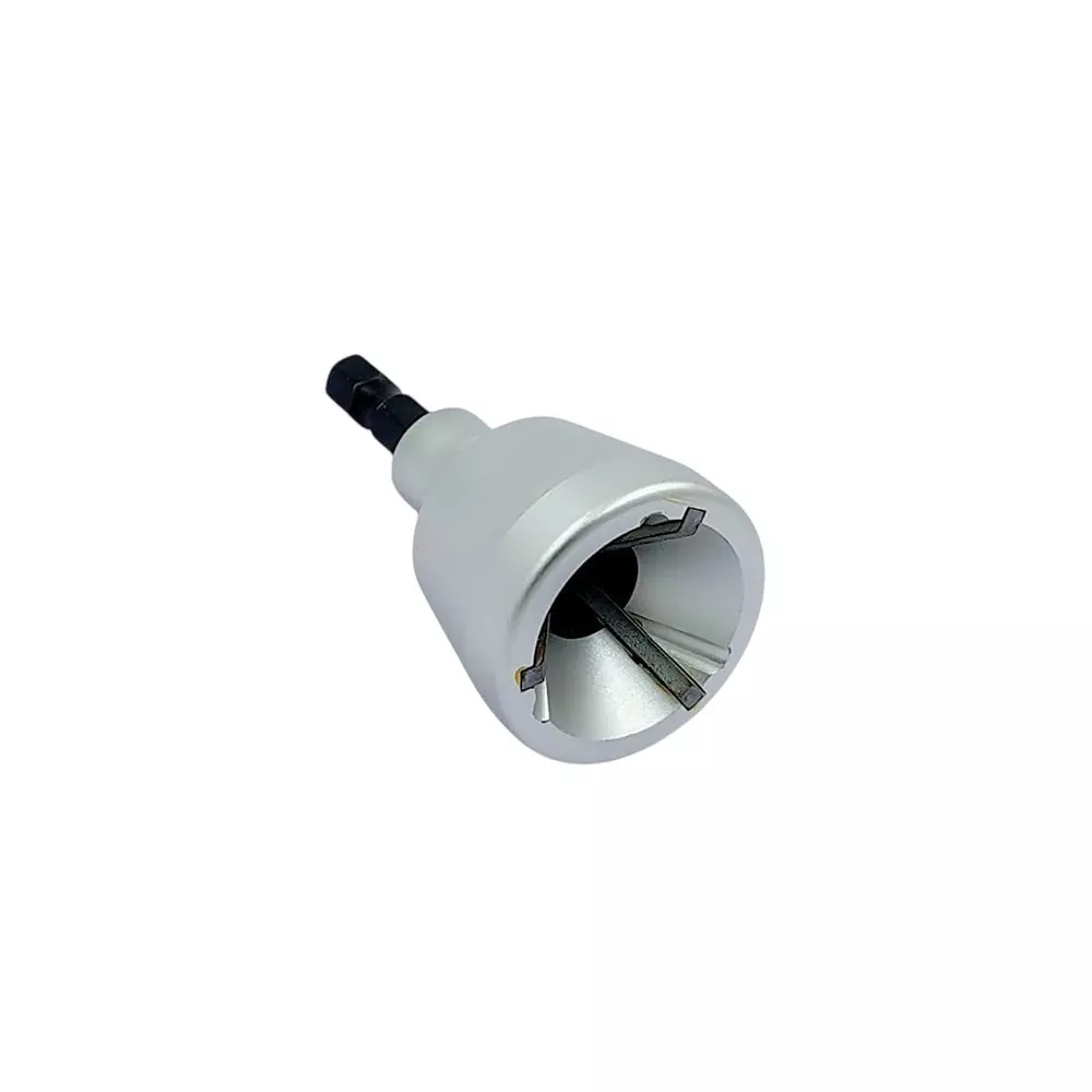 A.D INTERNATIONAL Heavy Duty Deburring Chamfer Tool with Tungsten Carbide Blades Quick-Release Hex Shank for Burr Removal, 1100-CS-174