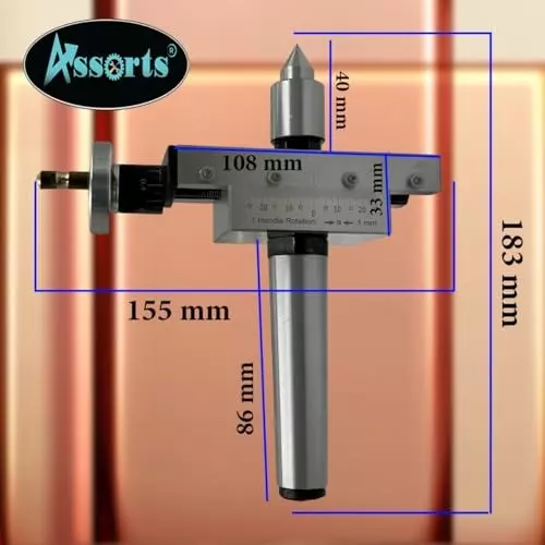 Assorts Taper Turning Attachment Cast Iron & Tool steel Morse Taper 3MT 25 mm Left & Right