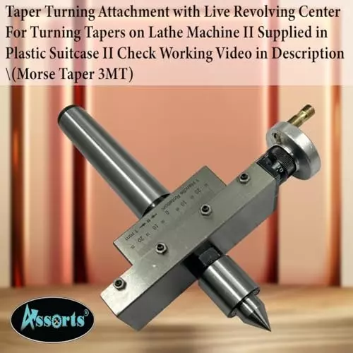 Assorts Taper Turning Attachment Cast Iron & Tool steel Morse Taper 3MT 25 mm Left & Right