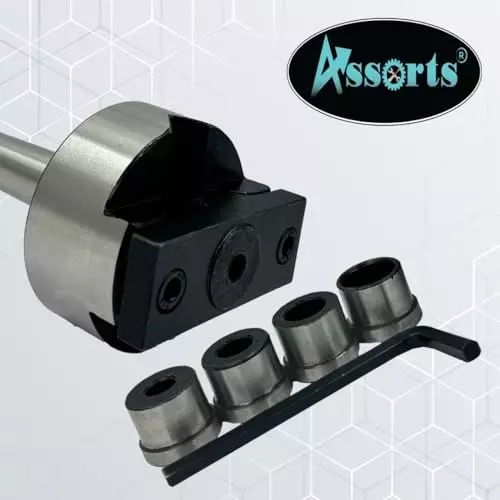 Assorts V-Boring-Adaptor Tool Steel Straight Morse Taper MT2 Shank 40 mm Max Dia