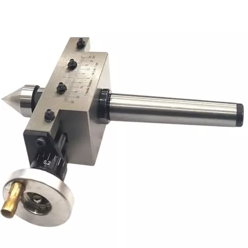 MachEl Taper Turning Attachment With Dead Center For Lathe Machine, 2MT