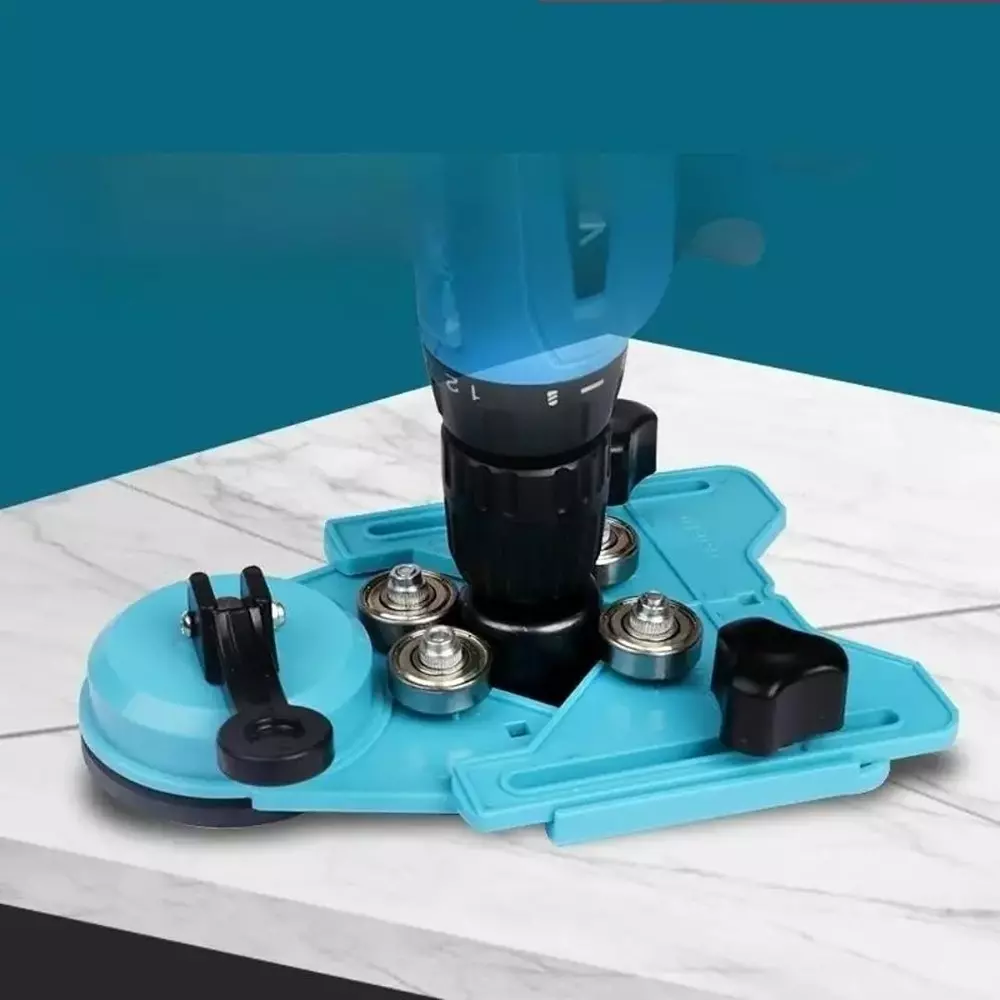 Jawsons Adjustable Drill Positioner High Quality Plastic & Stainless Steel with 4 Ball Bearings