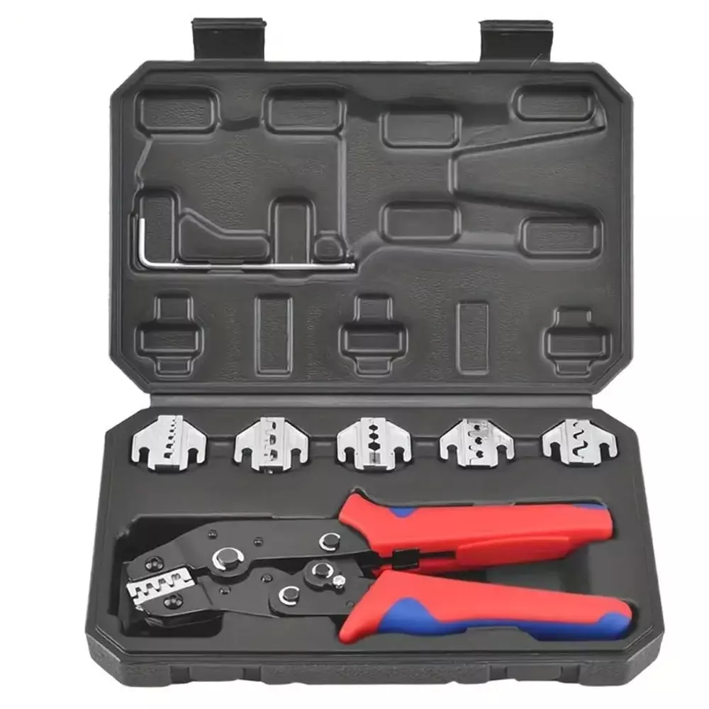 Jawsons SN Series Crimping Pliers Set 195 mm (7.68 inch) Length with 6 Interchangeable Jaws