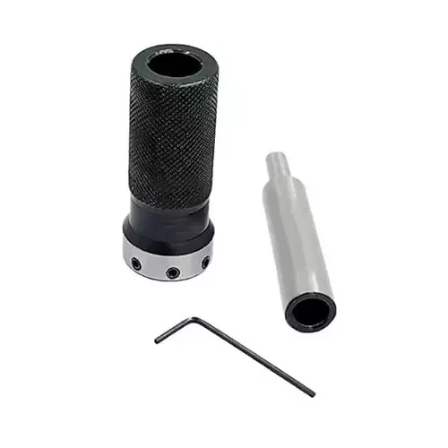 Buyohlic International Lathe Tailstock Threading Die Holder Imperial Standard 3/8 inch (9.5 mm) Straight Shank for Holding 1 inch (25.4 mm) Outer Diameter Die, K8-QKRM-SQPK