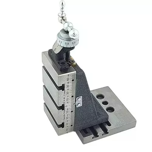 Buyohlic International Mini Lathe Milling Slide Fixed Type, No Clamps 90x50 mm Cast Iron Heavy Duty, Precision Engineered, LP-3QNR-UXAY