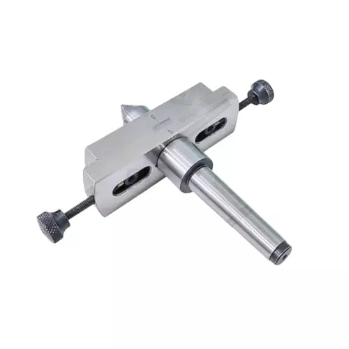 A.D INTERNATIONAL Taper Turning Attachment with Live Revolving Center MT3 Shank for Lathe Machine, PN-BAXF-0TSF