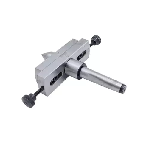 A.D INTERNATIONAL Taper Turning Attachment with Live Revolving Center MT3 Shank for Lathe Machine, PN-BAXF-0TSF